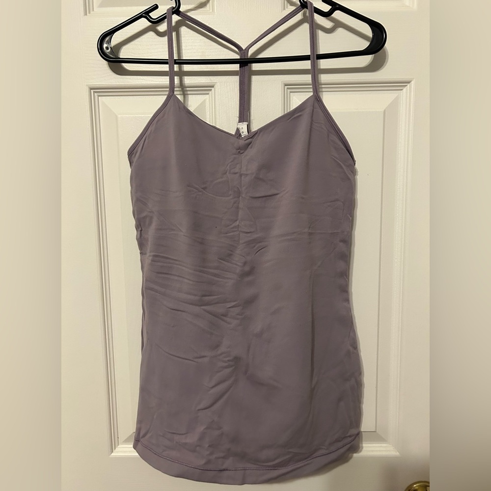 Lululemon 🍋 racer back tank 🍋 lilac purple 🍋 size 8